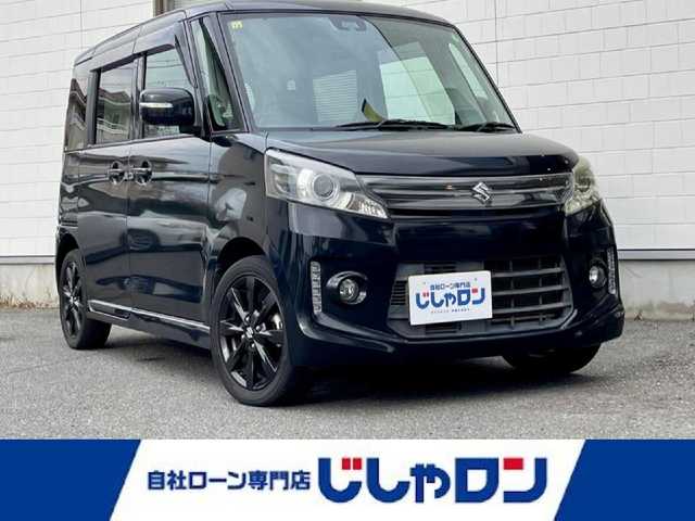 スズキ スペーシア XS リミテッド 三重県 2014(平26)年 9.3万km ブルーイッシュブラックパール3 (株)IDOMが運営する【じしゃロン四日市店】の自社ローン対象車両になります。こちらは現金ご利用時の価格です。自社ローンご希望の方は別途その旨お申付け下さい。/社外SDナビ（CD/DVD/BT/AM/FM）/フルセグTV/両側パワースライドドア/衝突軽減システム/ハーフレザーシート/シートヒーター/プッシュスタートボタン/スマートキー/ETC/純正15インチAW