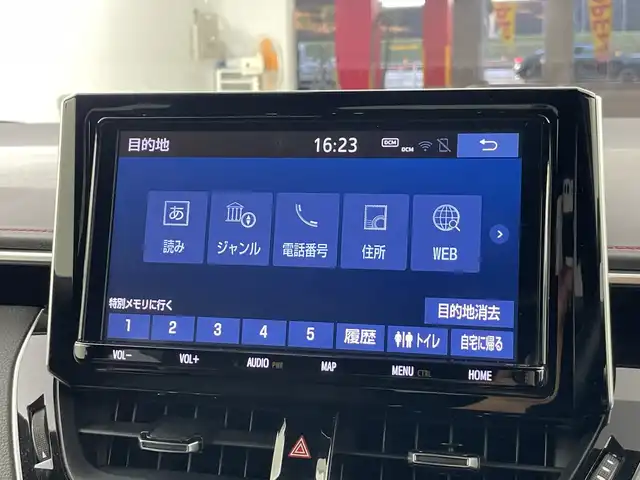 トヨタ カローラ スポーツ G Z 愛知県 2019(令1)年 4.8万km アティチュードブラックマイカ 禁煙車/純正9インチナビ/（CD/DVD/Bluetooth/フルセグTV/SD）/バックカメラ/トヨタセーフティセンス/・プリクラッシュセーフティ/・レーダークルーズコントロール/・レーントレーシングアシスト/・オートマチックハイビーム/・ブラインドスポットモニター/ヘッドアップディスプレイ/クリアランスソナー/ETC/ドライブレコーダー/パドルシフト/アイドリングストップ/純正18インチアルミホイール/スマートキー/スペアキー1本/プッシュスタート/LEDヘッドライト/フロントフォグランプ/純正フロアマット/横滑り防止装置/電動格納ミラー