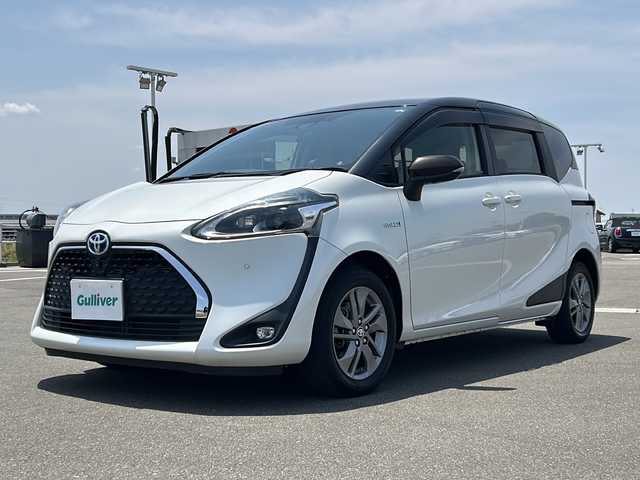 トヨタ シエンタ ハイブリッド G クエロ 佐賀県 2019(平31)年 2.7万km ヴィンテージブラウンパールクリスタルシャイン/ホワイトパールクリスタルシャイン ワンオーナー/純正9型ナビ/・フルセグTV/CD/DVD/Bluetooth/パノラミックビューモニター/両側パワースライドドア/純正ドライブレコーダー/ETC/USBポート/Toyota Safety Sense/・プリクラッシュセーフティ/・レーンディパーチャーアラート/・アダプティブクルーズコントロール/・パーキングサポートブレーキ/・クリアランスソナー/純正15インチアルミホイール/純正LEDヘッドライト/純正フロアマット/新車保証書/取扱説明書/スペアキー1本