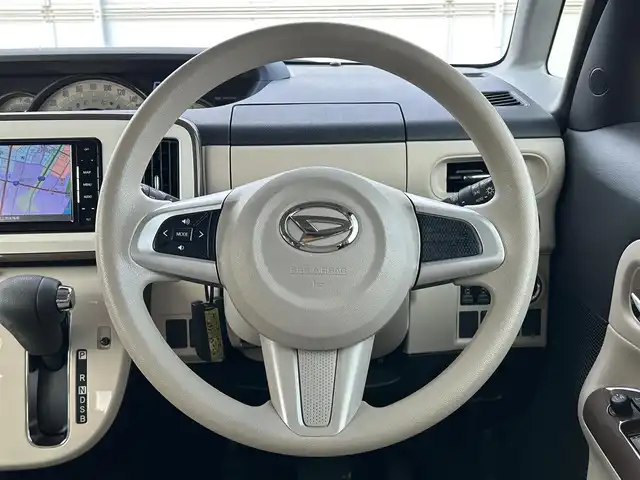 ダイハツ ムーヴ キャンバス G メイクアップ SA Ⅲ 岩手県 2018(平30)年 8.6万km パールホワイトⅢ/ナチュラルベージュマイカメタリック 2トーン ４WD/スマートアシスト/社外メモリナビ/　　CD/DVD/BT/フルセグTV/バックカメラ/両側パワースライドドア/レーンキープアシスト/LEDオートライト/スマートキー/ETC