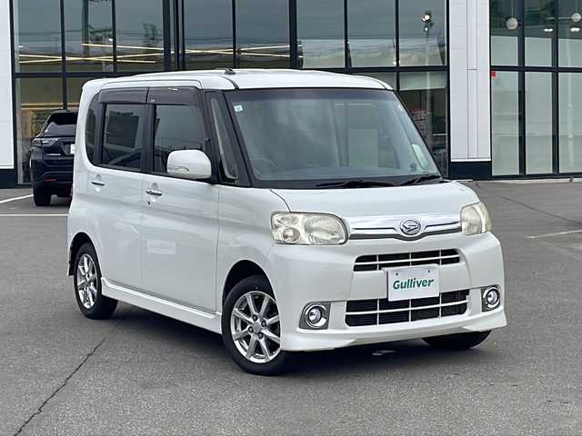 ダイハツ タント Gスペシャル 青森県 2013(平25)年 8.4万km パール ・4WD/・社外ナビ/・フルセグTV/・Bluetooth/・片側パワースライドドア/・スマートキー/・アイドリングストップ/・スマートキー/・社外エンジンスターター/・社外スピーカー/・保証書・取説