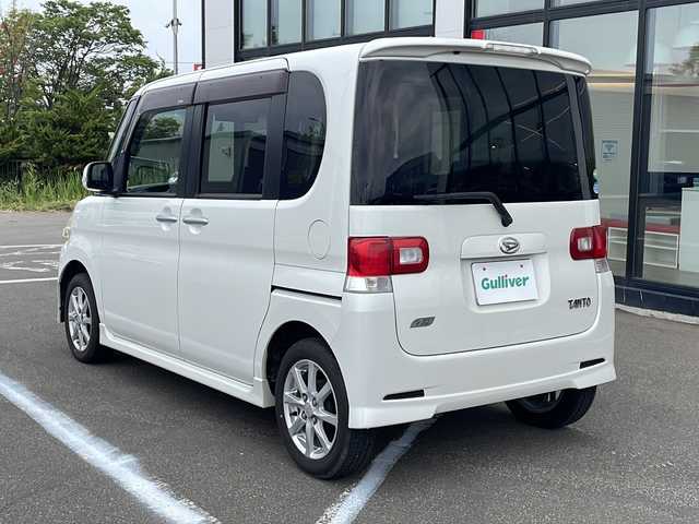 ダイハツ タント Gスペシャル 青森県 2013(平25)年 8.4万km パール ・4WD/・社外ナビ/・フルセグTV/・Bluetooth/・片側パワースライドドア/・スマートキー/・アイドリングストップ/・スマートキー/・社外エンジンスターター/・社外スピーカー/・保証書・取説