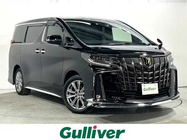 トヨタ アルファード S タイプゴールドⅢ 大阪府 2023(令5)年 1.6万km ブラック モデリスタエアロ　純正ナビＴＶ　Ｂカメラ　後席モニター　三眼ＬＥＤ　ハーフレザー　電動リアゲート　衝突軽減　レーダーＣ　クリアランスソナー　ＢＳＭ　トヨタセーフティセンス　１００Ｖ電源　ドラレコ
