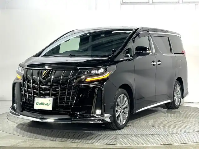 トヨタ アルファード S タイプゴールドⅢ 大阪府 2023(令5)年 1.6万km ブラック モデリスタエアロ　純正ナビＴＶ　Ｂカメラ　後席モニター　三眼ＬＥＤ　ハーフレザー　電動リアゲート　衝突軽減　レーダーＣ　クリアランスソナー　ＢＳＭ　トヨタセーフティセンス　１００Ｖ電源　ドラレコ