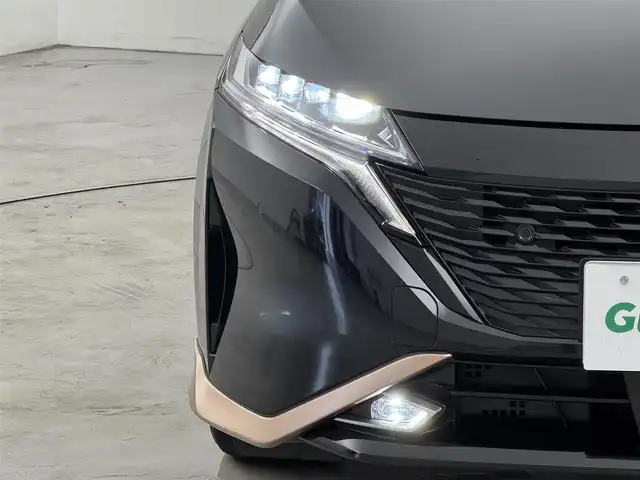 日産 オーラ G レザーエディション 福岡県 2021(令3)年 2.9万km ミッドナイトブラック/サンライズカッパー 純正９型ナビ　/全方位カメラ　/ＢＯＳＥサウンド　/デジタルルームミラー　/ワイヤレス充電　/プロパイロット　/コーナーセンサー/エマージェンシーブレーキ　/レーンキープ　/ＢＳＭ　/シートヒーター　/ステアリングヒーター　/ＬＥＤ