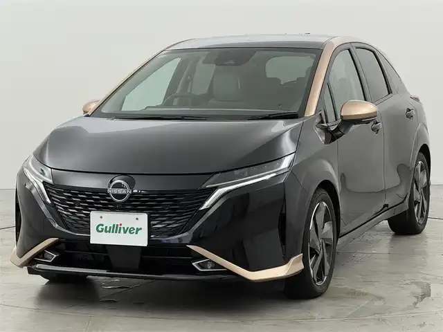 日産 オーラ G レザーエディション 福岡県 2021(令3)年 2.9万km ミッドナイトブラック/サンライズカッパー 純正９型ナビ　/全方位カメラ　/ＢＯＳＥサウンド　/デジタルルームミラー　/ワイヤレス充電　/プロパイロット　/コーナーセンサー/エマージェンシーブレーキ　/レーンキープ　/ＢＳＭ　/シートヒーター　/ステアリングヒーター　/ＬＥＤ