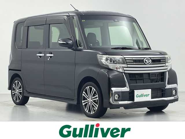ダイハツ タント カスタム RS トップED SAⅡ 愛知県 2016(平28)年 1.2万km ブラックマイカメタリック 純正ナビ/・CD/DVD/・ワンセグテレビ/・SD音楽録音/バックカメラ/両側パワースライドドア/衝突軽減ブレーキ/レーンキープアシスト/前後誤発進抑制機能/コーナーセンサー/前方ドライブレコーダー/LEDヘッドライト/エンジンプッシュスタートボタン/スマートキー