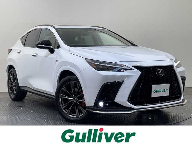 レクサス ＮＸ 350 Fスポーツ 愛媛県 2024(令6)年 1.4万km ホワイトノーヴァガラスフレーク １４型ナビ/フルセグ／Ｂｌｕｅｔｏｏｔｈ／スマホ連携／ＵＳＢ/全方位カメラ/サンルーフ/マークレビンソンサウンド/衝突軽減ブレーキ/パーキングアシスト/レーダークルーズコントロール/ＥＴＣ２．０/前後ドライブレコーダー/パワーバックドア/DN席パワーシート/レザーシート/DN席シートヒーター/ベンチレーション/レーンキープアシスト/前後コーナーセンサー/オートマチックハイビーム