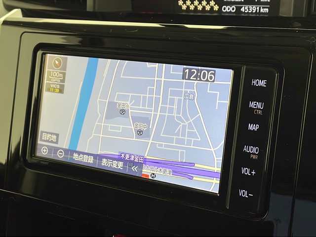 トヨタ ルーミー カスタムG 千葉県 2021(令3)年 4.6万km ブラックマイカメタリック 衝突軽減/横滑り防止/オートライト/純正テレビナビ/BT/CD/DVD/USB/HDMI/SD/両側パワースライドドア/バックカメラ/ビルトインETC2.0/スマートキー/プッシュスタート/純正アルミホイール/純正マット/ドライブレコーダー/電動格納ドアミラー