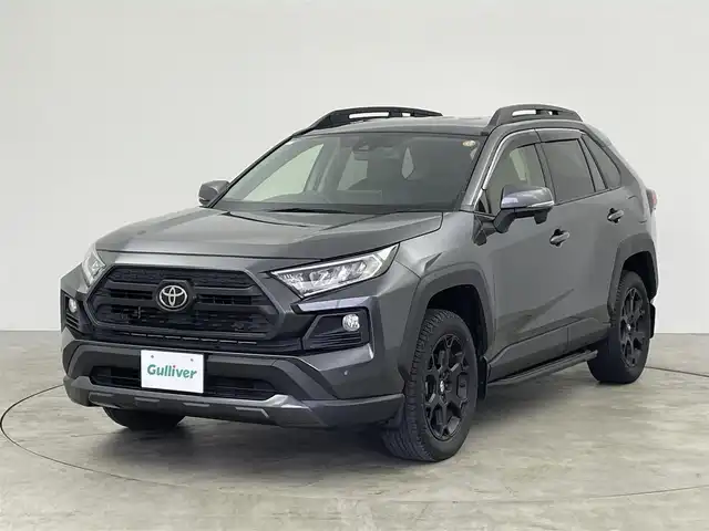 トヨタ ＲＡＶ４ アドベンチャー オフロードPKG 群馬県 2021(令3)年 4.4万km グレーメタリック 純正ディスプレイオーディオ　バックカメラ　レーダークルーズコントロール　ＬＥＤ　ＡＨＢ　エアシート　シートヒーター　純正１８インチＡＷ　ステアリングリモコン　ＥＴＣ２．０　ドライブレコーダー　禁煙車
