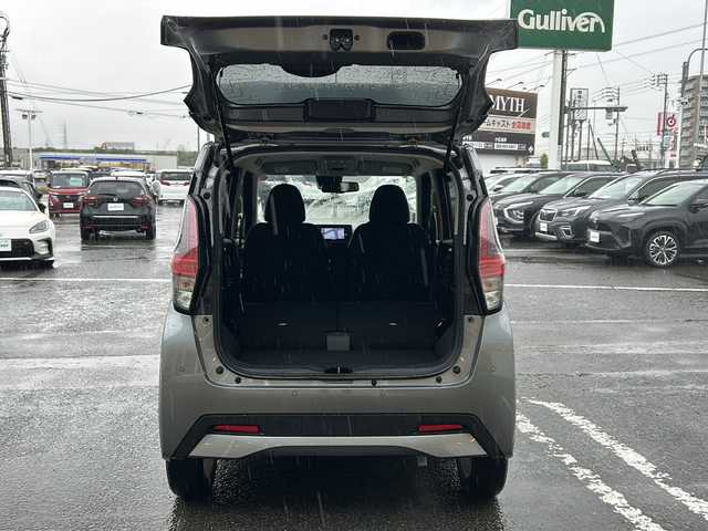 日産 デイズ ハイウェイスターX 徳島県 2021(令3)年 3.8万km チタニウムグレーメタリック 純正7インチナビ【MM319D-W】/（Bluetooth/フルセグ/CD/DVD/SD/AUX）/アラウンドビューモニター/前後コーナーセンサー/エマージェンシーブレーキ/LEDヘッドライト/オートライト/電格ミラー/ステアリングリモコン/純正AW/純正フロアマット/プッシュスタート/スマートキー/スペアキー