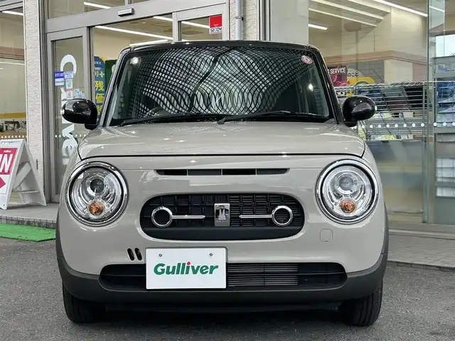 スズキ ラパン ＬＣ X 高知県 2023(令5)年 0.9万km フォーンベージュメタリック/アーバンブラウン 2トーン 社外ナビ/・フルセグTV/・Bluetoothオーディオ/スズキセーフティーサポート/・衝突被害軽減システム/・車線逸脱防止支援システム/・横滑り防止装置/シートヒーター/純正ETC/LEDヘッドライト/オートマチックハイビーム/コーナーセンサー/スペアキー×１/プッシュスタート