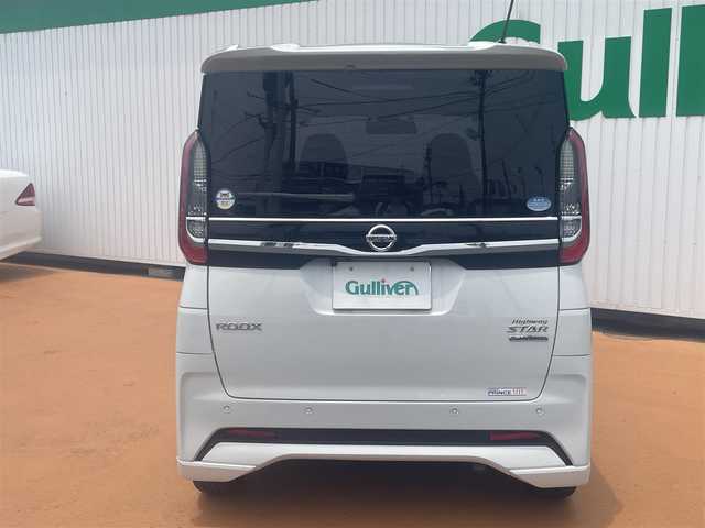 日産 ルークス HWS Gターボ プロパイロットED 長崎県 2020(令2)年 6万km ホワイトパール 純正ナビ/　＊インテリジェントアラウンドビューモニター/プロパイロット（自動運転技術）/ハンズフリーパワースライドドア（運転席側/助手席側）/アダプティブLEDヘッドランプ/オートレベライザー/LEDフロントフォグランプ/ボディ同色電動オート格納ドアミラー/リアスポイラー/リアエアロバンパー/165/55R15タイヤ/15インチアルミホイール/SRSエアバック（運転席/助手席/サイド/カーテン/ニー）/オートエアコン/電動パーキング/オートブレーキホールド/インテリジェントキー/プッシュスタート