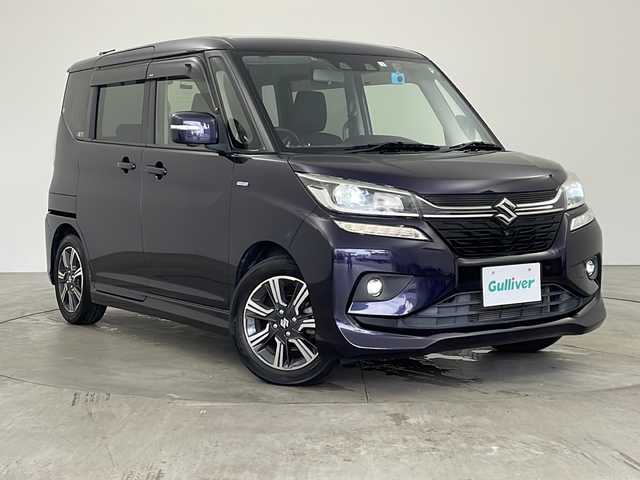 スズキ ソリオ バンディット HV MV 兵庫県 2020(令2)年 2.7万km ミッドナイトバイオレットメタリック ・純正9インチナビ&TV&CD&DVD&BT&SD/・パワースライドドア/・衝突軽減ブレーキ/・レーダークルーズコントロール/・レーンキープアシスト/・車線逸脱警報機能/・パーキングセンサー/・先行車お知らせ機能/・誤発進抑制機能/・ハイビームアシスト/・前後ドライブレコーダー/・全方位カメラ/・LEDヘッドライト/・オートライト/・フォグランプ/・純正15インチアルミホイール/・ETC/・パドルシフト/・ステアリングリモコン/・アイドリングストップ/・スマートキー/・スペアキー/・プッシュスタート