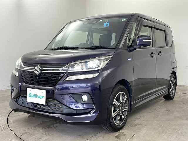 スズキ ソリオ バンディット HV MV 兵庫県 2020(令2)年 2.7万km ミッドナイトバイオレットメタリック ・純正9インチナビ&TV&CD&DVD&BT&SD/・パワースライドドア/・衝突軽減ブレーキ/・レーダークルーズコントロール/・レーンキープアシスト/・車線逸脱警報機能/・パーキングセンサー/・先行車お知らせ機能/・誤発進抑制機能/・ハイビームアシスト/・前後ドライブレコーダー/・全方位カメラ/・LEDヘッドライト/・オートライト/・フォグランプ/・純正15インチアルミホイール/・ETC/・パドルシフト/・ステアリングリモコン/・アイドリングストップ/・スマートキー/・スペアキー/・プッシュスタート