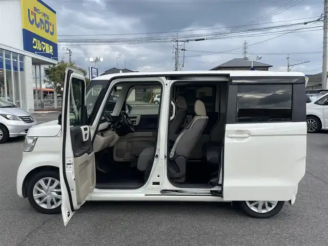 ホンダ Ｎ ＢＯＸ G EX ターボ ホンダセンシング 佐賀県 2018(平30)年 9.5万km プレミアムホワイトパールⅡ こちらは現金またはオートローンご利用時の価格です/自社ローンご希望の方は別途その旨お申付け下さい/禁煙車　/ターボ　/大画面純正ナビ　/ＬＥＤライト　/両側電動スライドドア　/バックカメラ　/ビルトインＥＴＣ/純正ドライブレコーダー