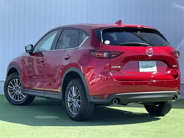 マツダ ＣＸ－５ 20S プロアクティブ 香川県 2019(令1)年 2.5万km ソウルレッドクリスタルM 登録時走行距離24391km/純正SDナビ/（Bluetooth/フルセグTV/DVD/USB）/360°ビューモニター/衝突軽減ブレーキ/レーダークルーズコントロール/前後コーナーセンサー/レーンキープアシスト/ブラインドスポットモニター/ヘッドアップディスプレイ/運転席パワーシート/前席シートヒーター/パワーバックドア/革巻きステアリング/ステアリングヒーター/ステアリングスイッチ/電動パーキングブレーキ/オートブレーキホールド/オートライト/LEDヘッドライト/ETC/純正17インチアルミホイール/純正フロアマット/トノカバー/オート開閉機能付き電動格納ミラー（ウィンカー付き）/ISOFIX/スペアキー/取扱説明書/整備記録簿
