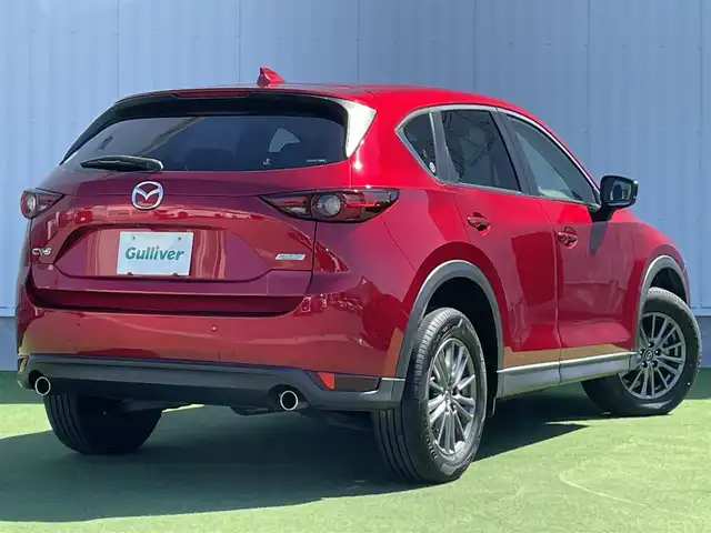 マツダ ＣＸ－５ 20S プロアクティブ 香川県 2019(令1)年 2.5万km ソウルレッドクリスタルM 登録時走行距離24391km/純正SDナビ/（Bluetooth/フルセグTV/DVD/USB）/360°ビューモニター/衝突軽減ブレーキ/レーダークルーズコントロール/前後コーナーセンサー/レーンキープアシスト/ブラインドスポットモニター/ヘッドアップディスプレイ/運転席パワーシート/前席シートヒーター/パワーバックドア/革巻きステアリング/ステアリングヒーター/ステアリングスイッチ/電動パーキングブレーキ/オートブレーキホールド/オートライト/LEDヘッドライト/ETC/純正17インチアルミホイール/純正フロアマット/トノカバー/オート開閉機能付き電動格納ミラー（ウィンカー付き）/ISOFIX/スペアキー/取扱説明書/整備記録簿