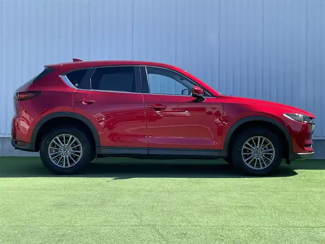 マツダ ＣＸ－５ 20S プロアクティブ 香川県 2019(令1)年 2.5万km ソウルレッドクリスタルM 登録時走行距離24391km/純正SDナビ/（Bluetooth/フルセグTV/DVD/USB）/360°ビューモニター/衝突軽減ブレーキ/レーダークルーズコントロール/前後コーナーセンサー/レーンキープアシスト/ブラインドスポットモニター/ヘッドアップディスプレイ/運転席パワーシート/前席シートヒーター/パワーバックドア/革巻きステアリング/ステアリングヒーター/ステアリングスイッチ/電動パーキングブレーキ/オートブレーキホールド/オートライト/LEDヘッドライト/ETC/純正17インチアルミホイール/純正フロアマット/トノカバー/オート開閉機能付き電動格納ミラー（ウィンカー付き）/ISOFIX/スペアキー/取扱説明書/整備記録簿