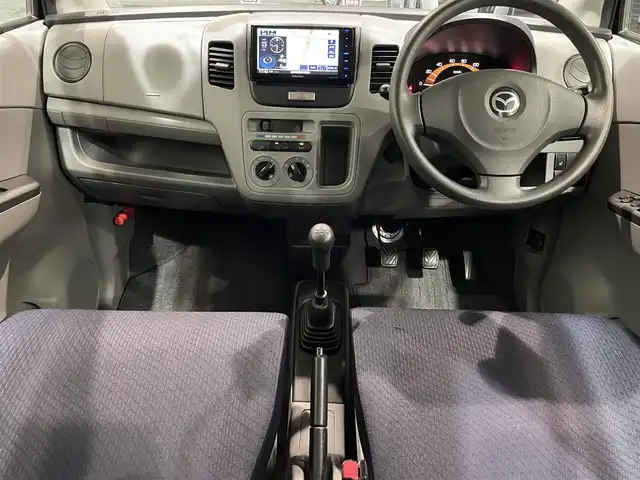 マツダ ＡＺ ワゴン XG 福島県 2011(平23)年 6.7万km ブルーイッシュブラックパール3 4WD/社外メモリーナビ/CD/DVD/SD/USB/ワンセグTV/社外13インチAW(社外AW＋冬タイヤ積込)/バックカメラ/シートヒーター/ドアバイザー/フロアマット