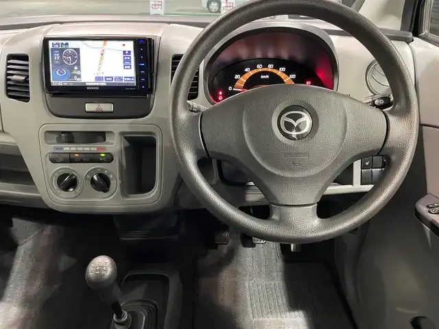 マツダ ＡＺ ワゴン XG 福島県 2011(平23)年 6.7万km ブルーイッシュブラックパール3 4WD/社外メモリーナビ/CD/DVD/SD/USB/ワンセグTV/社外13インチAW(社外AW＋冬タイヤ積込)/バックカメラ/シートヒーター/ドアバイザー/フロアマット