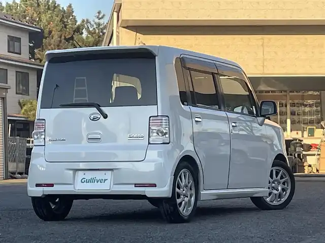 ダイハツ ムーヴ コンテ カスタム RS 宮城県 2008(平20)年 12.7万km パールホワイトⅢ 純正ＨＤＤナビ/(ラジオ、ワンセグ、BT、CD、DVD)/社外前方ドラレコ/バックカメラ/スペアキー×１/シートポジションスイッチ/Ｄ席パワーシート/社外アルミスタッドレスタイヤ/(155/65R14)/ドアバイザー