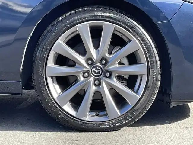 マツダ マツダ３セダン XD Lパッケージ 群馬県 2019(令1)年 5.1万km ディープクリスタルブルーマイカ 純正ナビ　/フルセグ・Ｂｌｕｅｔｏｏｔｈ・ＨＤＭＩ・スマホ接続　/全周囲カメラ　/白革シート　/前席シートヒーター　/ハンドルヒーター　/運転席シートメモリー　/前後ドラレコ　/衝突軽減ブレーキ　/ハンドル支援　/オートワイパー