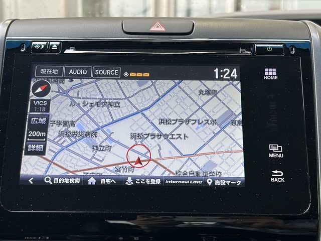 ホンダ フリード ハイブリット EX 静岡県 2016(平28)年 5.8万km プレミアムディープロッソパール 純正ナビ/・FM/AM/・CD/DVD/・USB/・iPod/・Bluetooth/・HDMI/・フルセグTV/主要装備/・ＥＴＣ/・両側パワスラ/・ドライブレコーダー/・バックカメラ/・サイドカーテンエアバッグ/・運転席＋助手席シートヒーター/・ＬＥＤヘッドライト/・コーナーセンサー/・レーンキープアシスト/・レーダークルコン/・純正１５インチＡＷ/・ホンダセンシング/・横滑り防止装置/・コンビシート/・本革巻ステアリングホイール