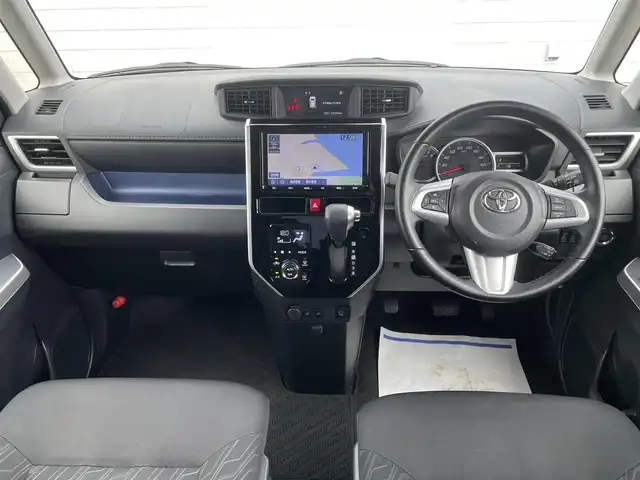 トヨタ ルーミー カスタムG 長崎県 2019(平31)年 10.6万km ブラックマイカメタリック (株)IDOMが運営する【じしゃロン長崎店】の自社ローン専用車両になりますこちらは現金またはオートローンご利用時の価格です。自社ローンご希望の方は別途その旨お申付け下さい/ナビ　/全方位カメラ　/シートヒーター　/両側パワースライドドア　/衝突被害軽減ブレーキ　/ＬＥＤヘッドライト　/オートハイビーム　/フォグランプ　/コーナーセンサー　/クルーズコントロール　/電格ミラー　/スマートキー