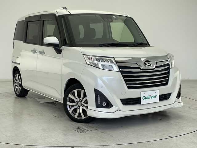 ダイハツ トール 千葉県 2020(令2)年 2.8万km パール 衝突軽減ブレーキ/レーンキープアシスト/クルーズコントロール/オートマチックハイビーム/純正SDナビ/（フルセグ/Bluetooth/CD/DVD/FM/AM）/バックカメラ/ETC/ドライブレコーダー（前のみ）/アイドリングストップ/両側パワースライドドア/スマートキー/LEDヘッドライト/フォグライト/電動格納ミラー/純正フロアマット/純正サイドバイザー/Wエアバッグ/純正15インチアルミホイール