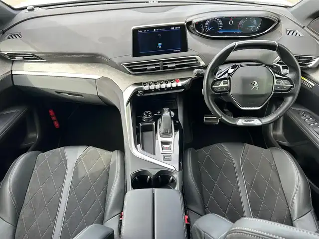 プジョー ３００８ GT ブルー HDi 石川県 2020(令2)年 5.8万km パール 衝突軽減ブレーキ/アダプティブクルーズコントロール/ブラインドスポットモニター/純正ナビ/後席用モニター/ＡｐｐｌｅＣａｒＰｌａｙ/フルセグ/バックカメラ/クリアランスソナー/オートマチックテールゲート/リモートチャージ