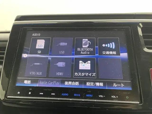 ホンダ ステップワゴン スパーダ ホンダセンシング 岡山県 2016(平28)年 4.8万km ホワイトオーキッドパール 純正9インチナビ　VXM-175VFNi/地デジTV/Bluetooth/DVD/CD/AUX/USB/バックカメラ /フリップダウンモニター/両側パワースライドドア/ビルトインETC/ホンダセンシング /アダプティブクルーズコントロール/LEDヘッドライト/前後ドライブレコーダー/オートライト /レーンキープアシスト/プッシュスタート /スマートキー/純正フロアマット /純正16インチアルミホイール/ミラーヒーター