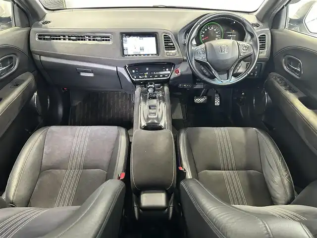 ホンダ ヴェゼル ハイブリッド RS ホンダセンシング 岐阜県 2019(平31)年 4.9万km プラチナホワイトパール ホンダセンシング　/純正SDナビ（Bluetooth・TV・CD・DVD・SD)　/ドライブレコーダー　/ハーフレザーシート　/前席シートヒーター　/ビルトインETC　/純正18インチアルミホイール　/パドルシフト/保証書/取扱説明書