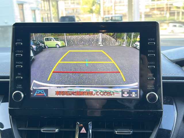 トヨタ カローラツーリング ハイブリッド ダブルバイビー 京都府 2021(令3)年 8.1万km ブラックマイカ 純正ディスプレイオーディオ/・フルセグTV/BT Audio/AM/FM/USB/・バックカメラ/前後ドラレコ/ビルトインETC/プリクラッシュセーフティ/レーダークルコン/車線逸脱防止/オートライト/オートハイビーム/オールオートパワーウィンドウ/電格ウィンカーミラー/電動パーキングブレーキ/プッシュスタート/ハーフレザーシート/横滑り防止機能/コーナーセンサー/EVMODE/DRIVEMODE/純正ドアバイザー/純正フロアマット/保証書/取扱説明書/スマートキースペア×１