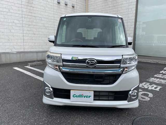ダイハツ タント カスタム RS SA 埼玉県 2013(平25)年 6.9万km パールホワイトⅢ 純正SDナビ/　 DTV/CD/DVD/SD/SD REC/BT/USB/スマートアシスト/両側パワースライド/社外ドライブレコーダー（型：ZDR-012）/ETC/プッシュスタート/スマートキー/純正フロアマット