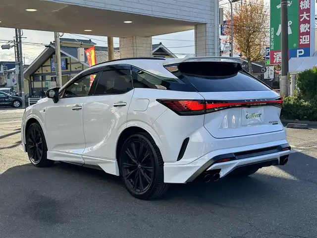 レクサス ＲＸ 500h Fスポーツパフォーマンス 東京都 2025(令7)年 0.1千km パール TRDエアロ/ナビゲーション/フルセグテレビ/ブルトゥース接続/USB接続/全方位カメラ/ハンドルヒーター/シートヒーター/衝突軽減ブレーキ/車線逸脱警報/アダプティブクルーズ/パドルシフト/ヘッドアップディスプレイ/保証書/取扱説明書/整備手帳/スマートキーX2個