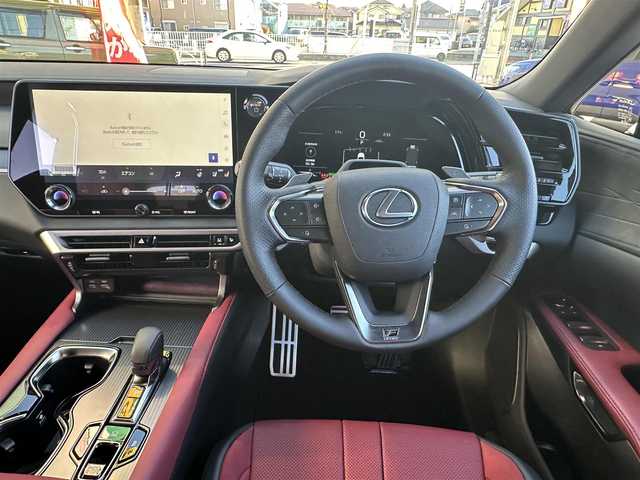 レクサス ＲＸ 500h Fスポーツパフォーマンス 東京都 2025(令7)年 0.1千km パール TRDエアロ/ナビゲーション/フルセグテレビ/ブルトゥース接続/USB接続/全方位カメラ/ハンドルヒーター/シートヒーター/衝突軽減ブレーキ/車線逸脱警報/アダプティブクルーズ/パドルシフト/ヘッドアップディスプレイ/保証書/取扱説明書/整備手帳/スマートキーX2個