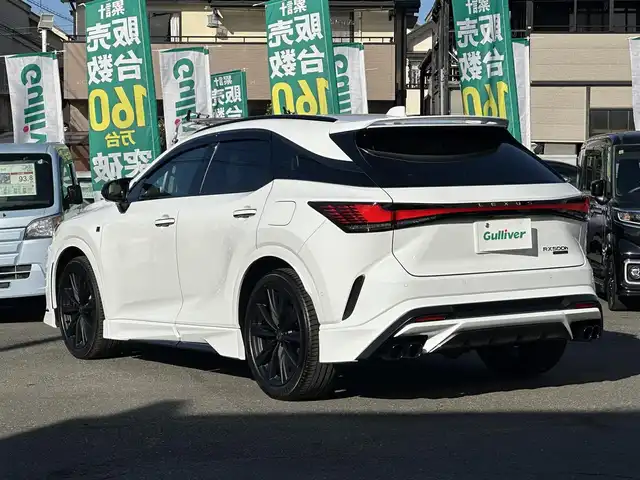 レクサス ＲＸ 500h Fスポーツパフォーマンス 東京都 2025(令7)年 0.1千km パール TRDエアロ/ナビゲーション/フルセグテレビ/ブルトゥース接続/USB接続/全方位カメラ/ハンドルヒーター/シートヒーター/衝突軽減ブレーキ/車線逸脱警報/アダプティブクルーズ/パドルシフト/ヘッドアップディスプレイ/保証書/取扱説明書/整備手帳/スマートキーX2個