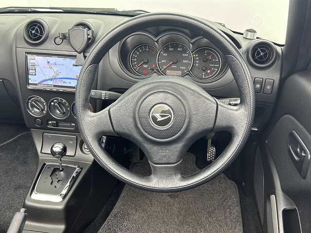 ダイハツ コペン アクティブトップ 三重県 2011(平23)年 5.8万km 黒 禁煙車/社外ナビ/・CD/Bluetooth/フルセグ/前席シートヒーター/バックカメラ/社外ETC/前後ドライブレコーダー/スペアキー/純正フロアマット/純正アルミホイール