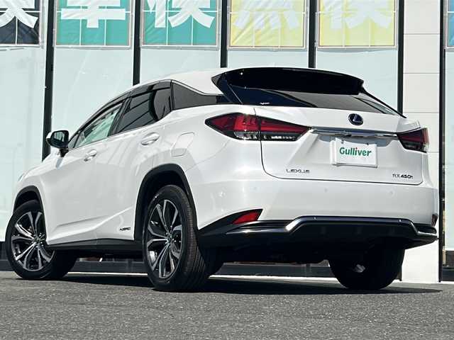 レクサス ＲＸ 450h バージョンL 山形県 2020(令2)年 5.8万km ソニッククォーツ ４WD/純正12.3型ナビ/Bluetooth/フルセグ/ビルトインETC2.0/全周囲カメラ/ドライブレコーダー/レクサスセーフティシステム/衝突軽減ブレーキ/レーンキープアシスト/オートマチックハイビーム/レーダークルーズコントロール/ブラインドスポットモニター/ヘッドアップディスプレイ/コーナーセンサー/電動リアゲート/ステアリングヒーター/レザーシート/メモリー機能付パワーシート/全席シートヒータ/全席エアシート/LEDヘッドライト/オートライト/純正フロアマット