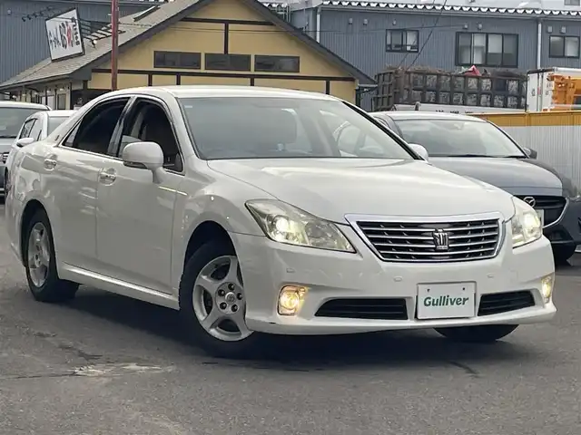 トヨタ クラウン ロイヤル ロイヤルサルーン 宮城県 2010(平22)年 8.4万km ホワイトパールクリスタルシャイン 純正ナビ/フルセグTV/Bluetooth/バックモニター/ETC/クルーズコントロール/横すべり防止装置/純正マット/純正ＡＷ