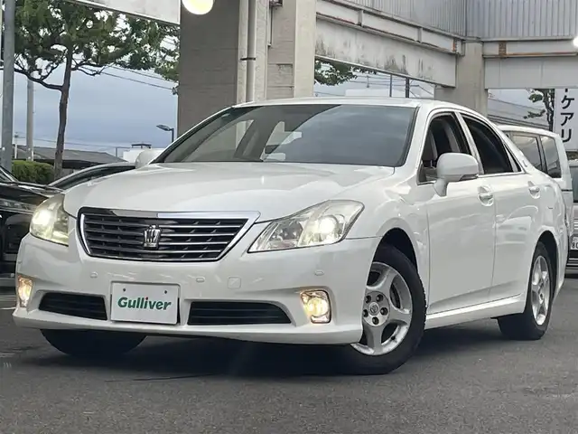 トヨタ クラウン ロイヤル ロイヤルサルーン 宮城県 2010(平22)年 8.4万km ホワイトパールクリスタルシャイン 純正ナビ/フルセグTV/Bluetooth/バックモニター/ETC/クルーズコントロール/横すべり防止装置/純正マット/純正ＡＷ
