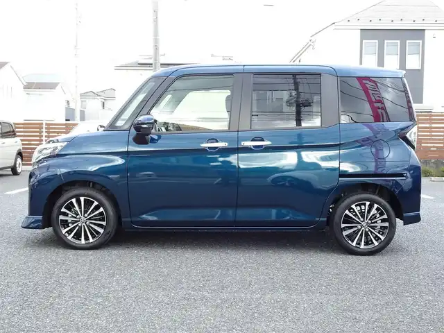 トヨタ ルーミー カスタムG－T 千葉県 2025(令7)年 0.1千km レーザーブルークリスタルシャイン 【登録済未使用車】/純正ディスプレイオーディオ/・フルセグTV/・バックカメラ/・Apple CarPlay/・Bluetooth/・Android Auto/スマートアシスト/・衝突回避支援ブレーキ/・先行車発進お知らせ機能/・クルーズコントロール/・アイドリングストップ/・コーナーセンサー/両側パワースライドドア/純正フロアマット/ウィンカーミラー/スマートキー2本/保証書