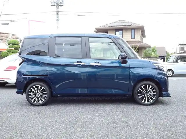 トヨタ ルーミー カスタムG－T 千葉県 2025(令7)年 0.1千km レーザーブルークリスタルシャイン 【登録済未使用車】/純正ディスプレイオーディオ/・フルセグTV/・バックカメラ/・Apple CarPlay/・Bluetooth/・Android Auto/スマートアシスト/・衝突回避支援ブレーキ/・先行車発進お知らせ機能/・クルーズコントロール/・アイドリングストップ/・コーナーセンサー/両側パワースライドドア/純正フロアマット/ウィンカーミラー/スマートキー2本/保証書