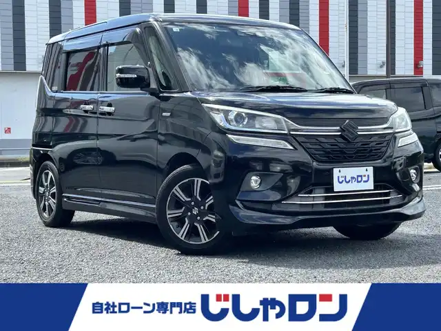 スズキ ソリオ バンディット HV MV 宮崎県 2018(平30)年 9.6万km スーパーブラックパール /ナビ(KXM-E503W)//TV/CD/DVD/Bluetooth//ビルトインETC//運転席シートヒーター//レーダークルーズコントロール//片側パワースライドドア//パドルシフト//純正フロアマット//純正アルミホイール