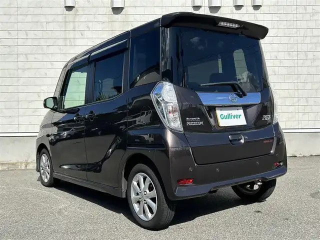 日産 デイズ ルークス ハイウェイスター Xターボ 山形県 2019(平31)年 5.1万km アッシュブラウンM 4WD/純正ナビ/・フルセグTV/AM/FM/CD/DVD/Bluetooth/禁煙車/前後ドライブレコーダー/全周囲カメラ/レーンキープアシスト/衝突被害軽減システム/前後コーナーセンサー/アイドリングストップ/横滑り防止装置/オートライト/オートハイビーム/D席シートヒーター/純正アルミ/LEDヘッドライト/スマートキー/スペアキー/フォグランプ/ドアバイザー/保証書/取扱説明書