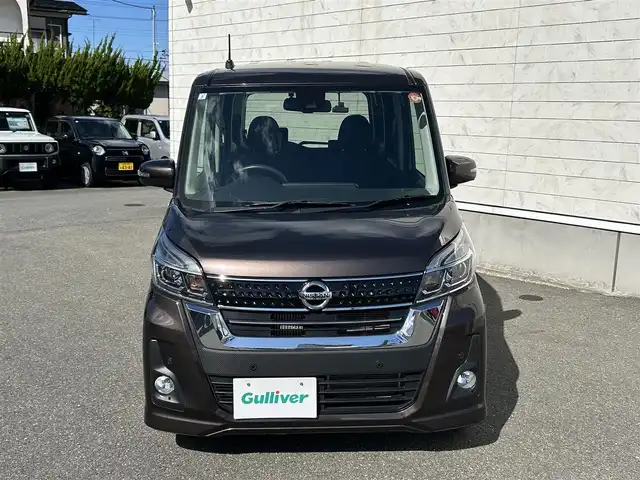 日産 デイズ ルークス ハイウェイスター Xターボ 山形県 2019(平31)年 5.1万km アッシュブラウンM 4WD/純正ナビ/・フルセグTV/AM/FM/CD/DVD/Bluetooth/禁煙車/前後ドライブレコーダー/全周囲カメラ/レーンキープアシスト/衝突被害軽減システム/前後コーナーセンサー/アイドリングストップ/横滑り防止装置/オートライト/オートハイビーム/D席シートヒーター/純正アルミ/LEDヘッドライト/スマートキー/スペアキー/フォグランプ/ドアバイザー/保証書/取扱説明書