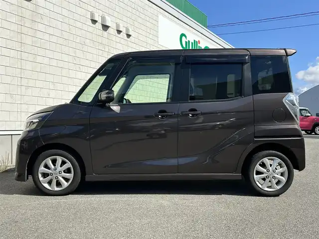 日産 デイズ ルークス ハイウェイスター Xターボ 山形県 2019(平31)年 5.1万km アッシュブラウンM 4WD/純正ナビ/・フルセグTV/AM/FM/CD/DVD/Bluetooth/禁煙車/前後ドライブレコーダー/全周囲カメラ/レーンキープアシスト/衝突被害軽減システム/前後コーナーセンサー/アイドリングストップ/横滑り防止装置/オートライト/オートハイビーム/D席シートヒーター/純正アルミ/LEDヘッドライト/スマートキー/スペアキー/フォグランプ/ドアバイザー/保証書/取扱説明書