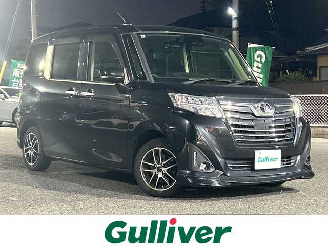 トヨタ ルーミー カスタムG 愛知県 2020(令2)年 4.9万km ブラックマイカメタリック ・禁煙車/・ワンオーナー/・純正ナビTV/　(NSCN-W68)/・Bluetooth/AUX/・バックカメラ/・ビルトインETC/・社外デジタルインナーミラー/・スマートアシスト３/・クルーズコントロール/・両側パワースライドドア/・前席シートヒーター/・アイドリングストップ/・コーナーセンサー/・ステアスイッチ/・プッシュスタート/・電動格納ミラーウインカー/・LEDオートライト/・フォグランプ/・横滑り防止装置/・ドアバイザー/・純正フロアマット/・新車保証書/取扱説明書/・スペアキー