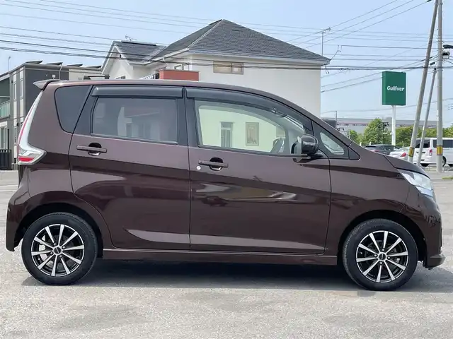 日産 デイズ ハイウェイスターX 道央・札幌 2015(平27)年 4万km モカブラウンP ４WD/純正ディーラーOPナビ/CD/DVD/BT/フルセグ/衝突被害軽減ブレーキ/横滑り防止装置/アラウンドビューモニター/ドライブレコーダー/アイドリングストップ/ECOMODE/D席シートヒーター/ステアリングリモコン/プッシュスタート/スマートキー/HIDヘッドライト/オートライト/フォグランプ/電動格納ミラー/ウィンカーミラー/純正フロアマット/ドアバイザー/純正エンジンスターター